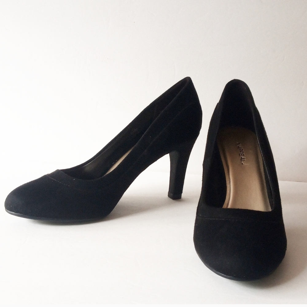 X - Appeal Clare Black Pump Shoes